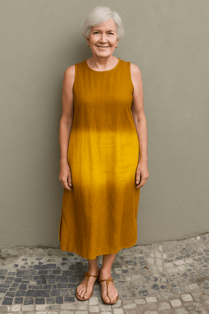 Rosalie | Flowing Ombré Midi Dress