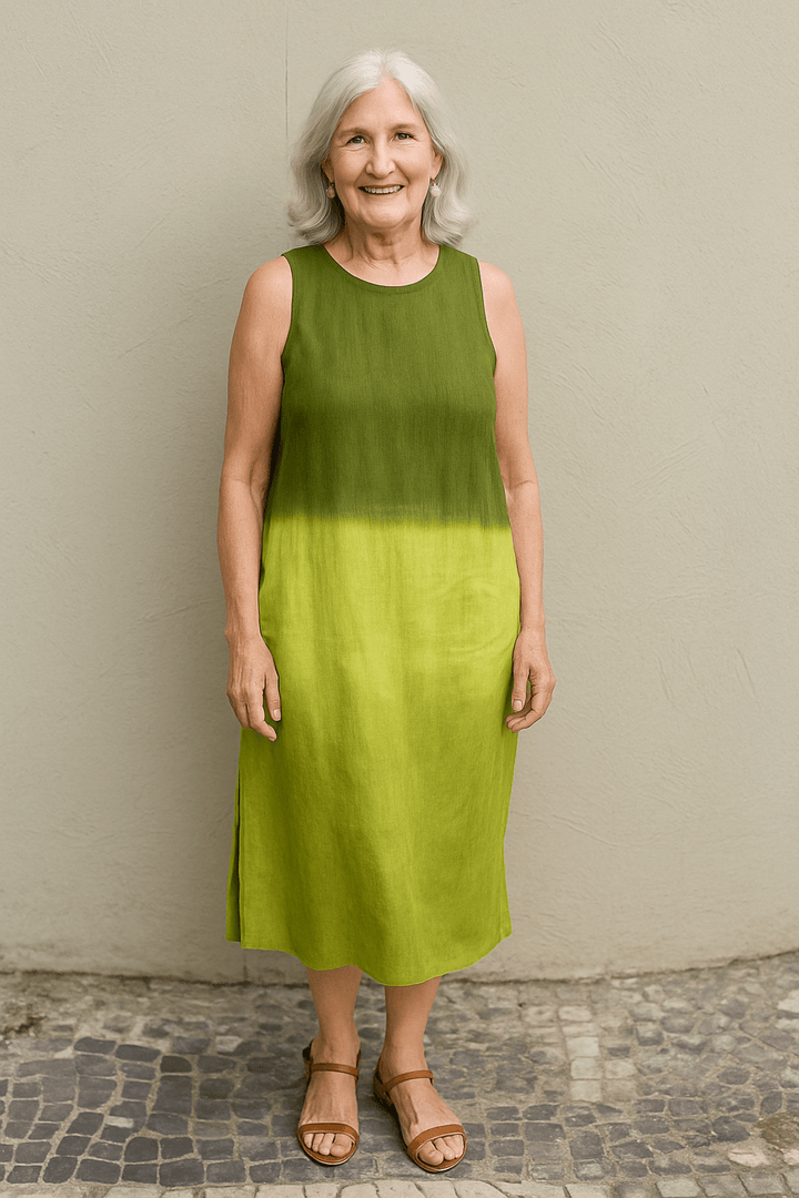 Rosalie | Flowing Ombré Midi Dress