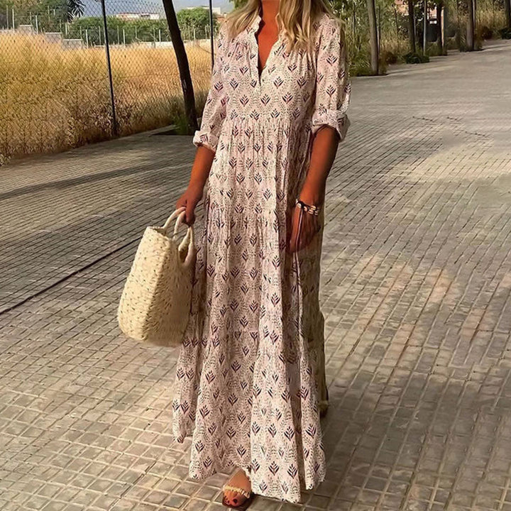 Nora | Elegant Boho Maxi Dress