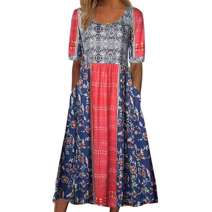 Maya | Bohemian Printed Dress