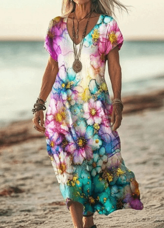 Claudia | Floral Midi Dress