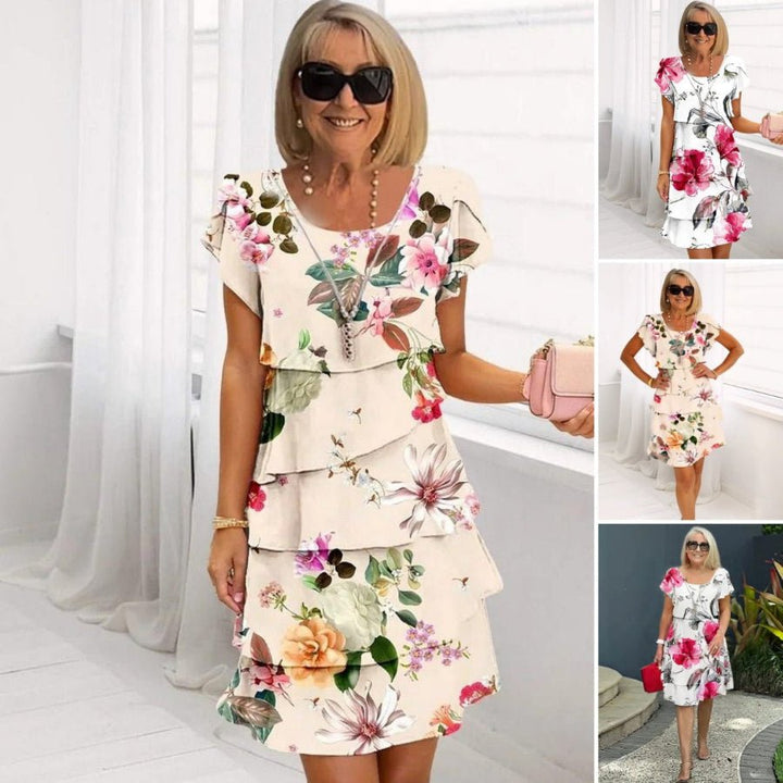 Emma | Graceful Floral Elegance Dress